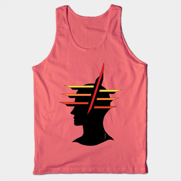 Head Abstract Tank Top by AzureLionProductions